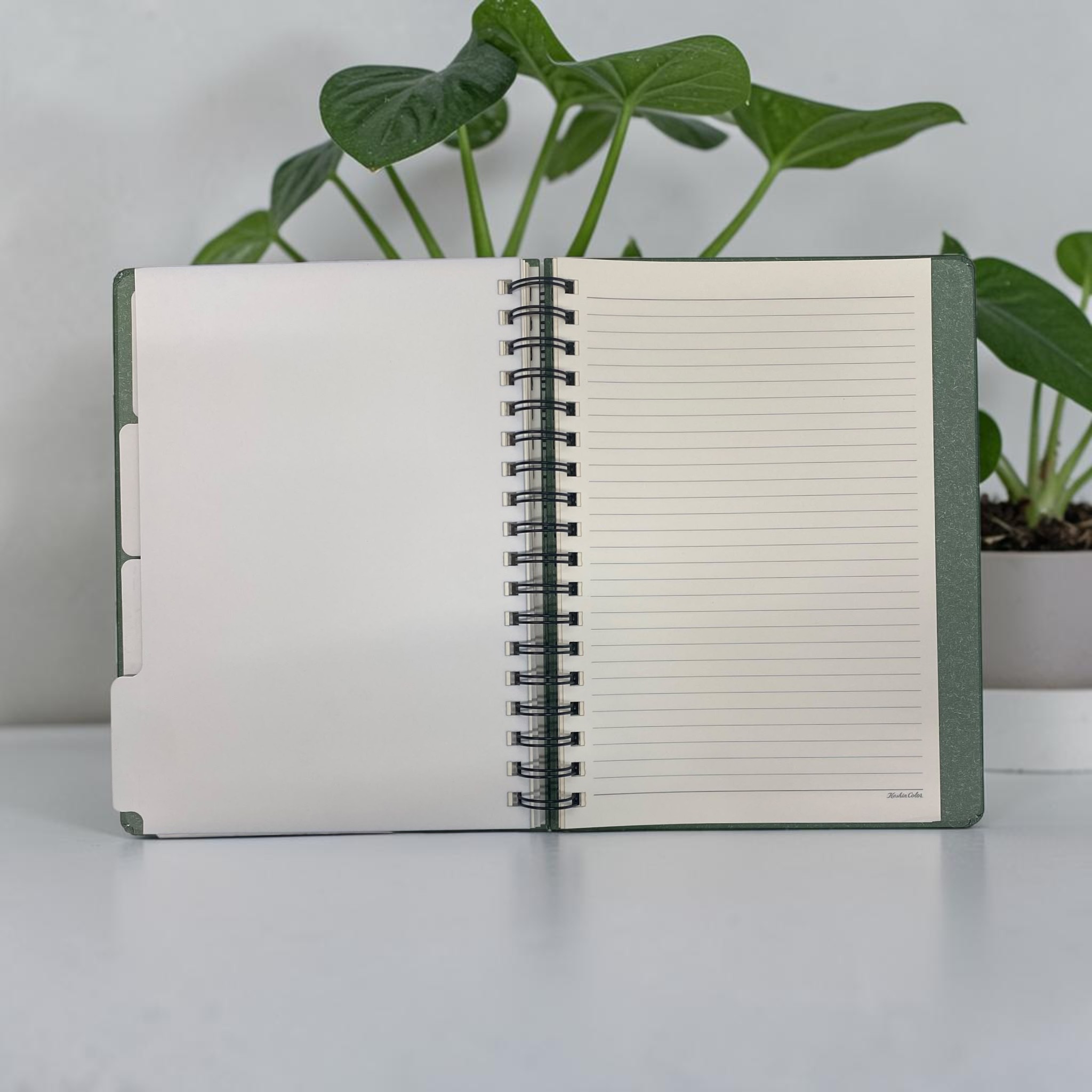 Keskin 17X24 Sert Kapak Ayraçlı Spiralli Premier Ofc4 Defter - Gri görsel