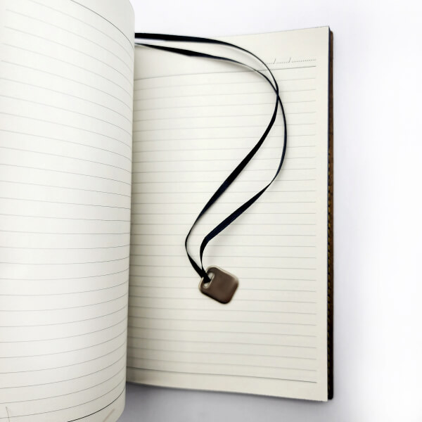 Kişiye Özel Kahverengi Suni Deri Not Defteri L 13*21 görsel