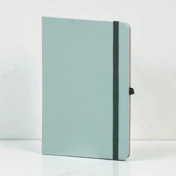 Tarihsiz Çizgili Açık Yeşil (Su Yeşili) Ajanda/Defter 13X21Cm görsel