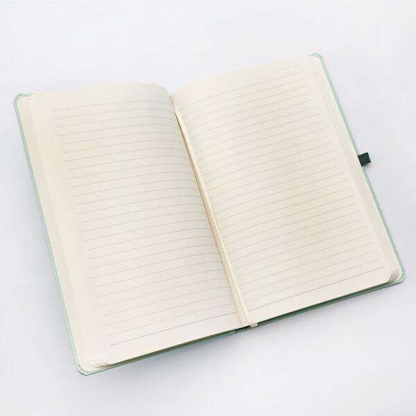 Tarihsiz Çizgili Açık Yeşil (Su Yeşili) Ajanda/Defter 13X21Cm görsel