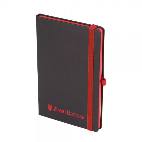 Lazer Kazıma Baskılı Kenar Boyalı Tarihsiz Defter (13X21 Cm) görsel