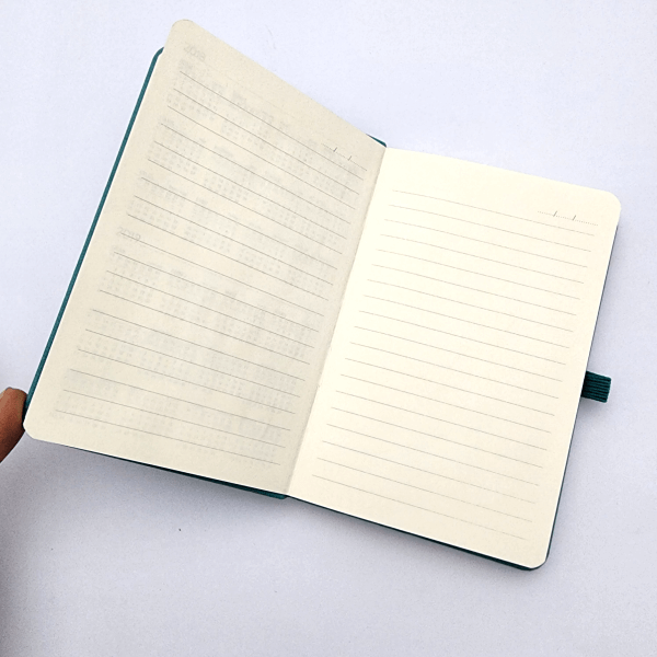 Kişiye Özel Turkuaz Not Defteri Çizgili 9X14Cm