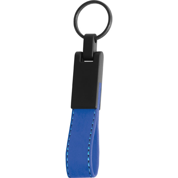 Kişiye Özel Lazer Kazıma Deri Lacivert Anahtarlık