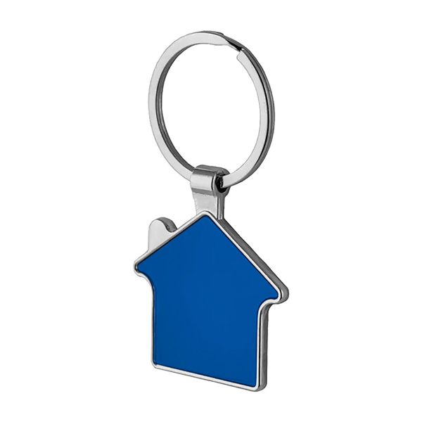 Ev Şeklinde Anahtarlık - Lacivert - Görsel 1