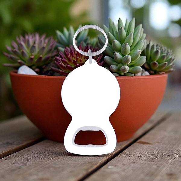 Damla Şekilli Metal Açacak Anahtarlık - Görsel 1