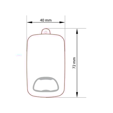 Klasik Model Metal Açacak Anahtarlık - Görsel 2