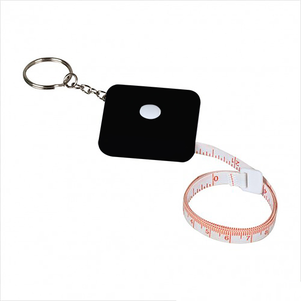 Siyah Şerit Metre Anahtarlık