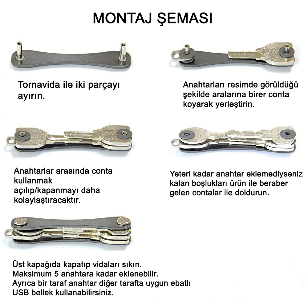 Smart Key - Anahtar Organizer - Kişiye Özel görsel