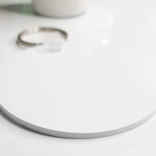 Kişiye Özel Baskılı Beyaz Yuvarlak Anahtarlık görsel