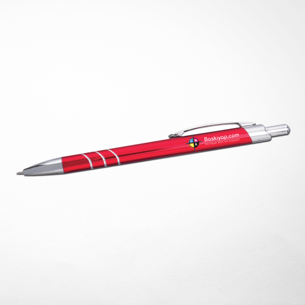 Mikro Baskılı Kırmızı Tükenmez Kalem