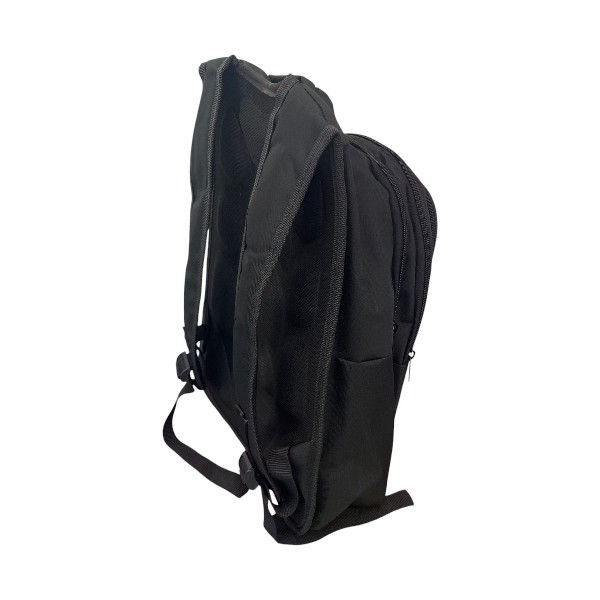 Kişiye Özel Baskılı 3 Bölmeli Destekli Sırt Çantası - Siyah