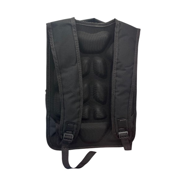 Kişiye Özel Baskılı 3 Bölmeli Destekli Sırt Çantası - Siyah
