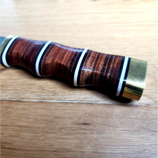 Kişiye Özel Kılıflı Kahverengi Avcı Bıçağı