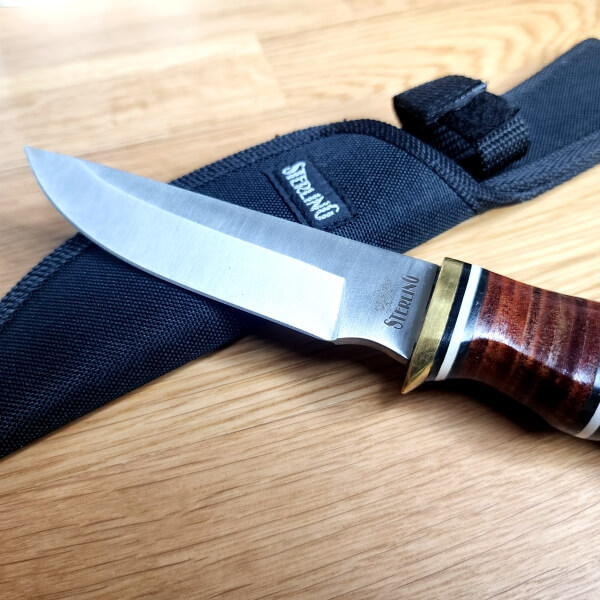 Kişiye Özel Kılıflı Kahverengi Avcı Bıçağı