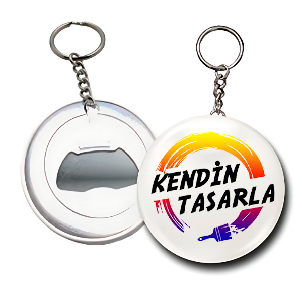 Metal Açacak Anahtarlık 44 Mm - Görsel 1