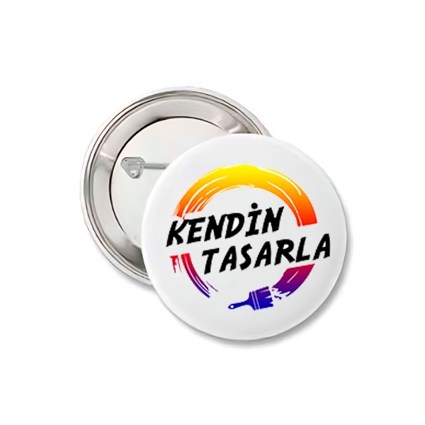 Buton Rozet - Kendin Tasarla 44 Mm görsel