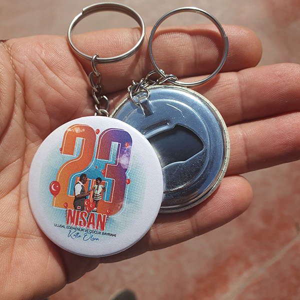 Metal Açacak Anahtarlık 44 Mm - Görsel 2