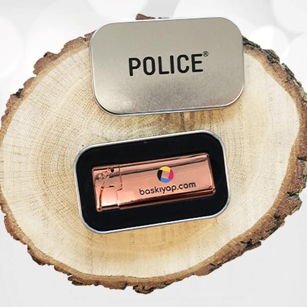 Kişiye Özel Golden Rose Metal Çakmak