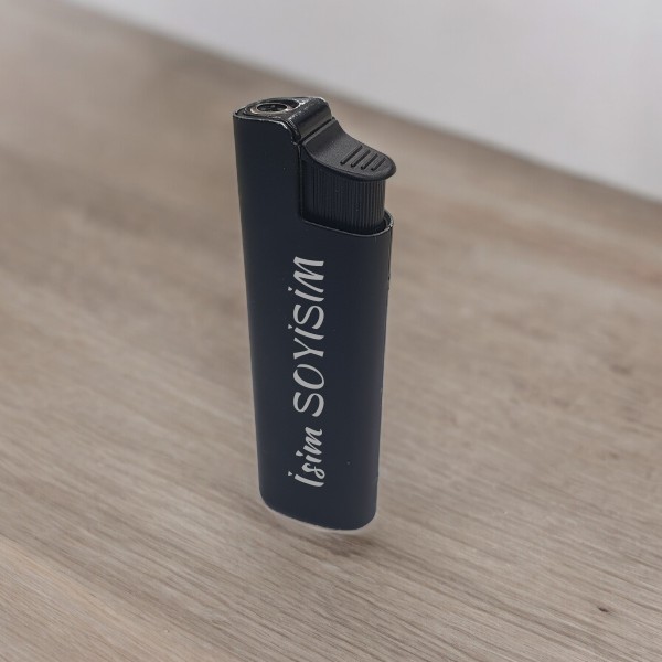 Mat Siyah Metal Manyetolu Çakmak