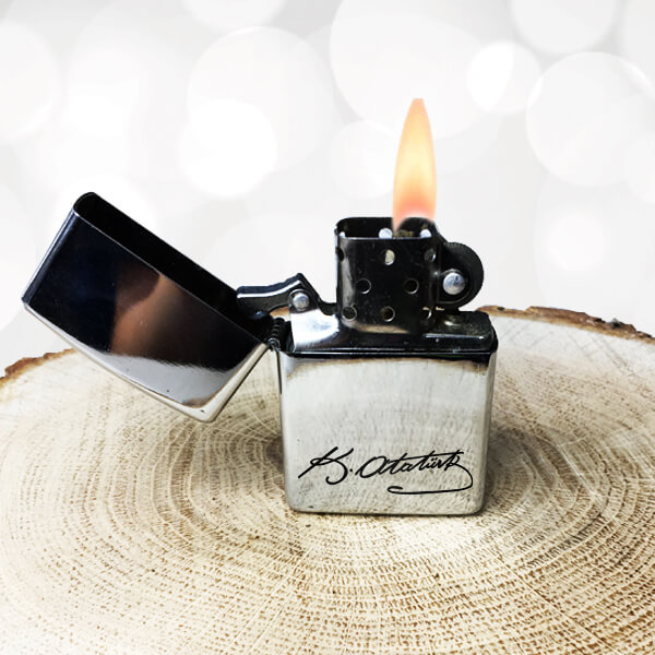 Kişiye Özel Metal Spectrum Gümüş Çakmak