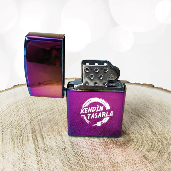 Kapaklı Metal Spectrum Çakmak | Kişiselleştir