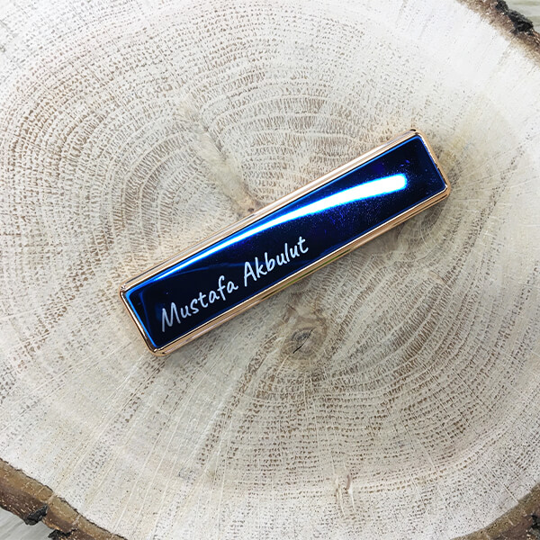 Kişiye Özel Şarjlı Alevsiz Rose Gold Çakmak