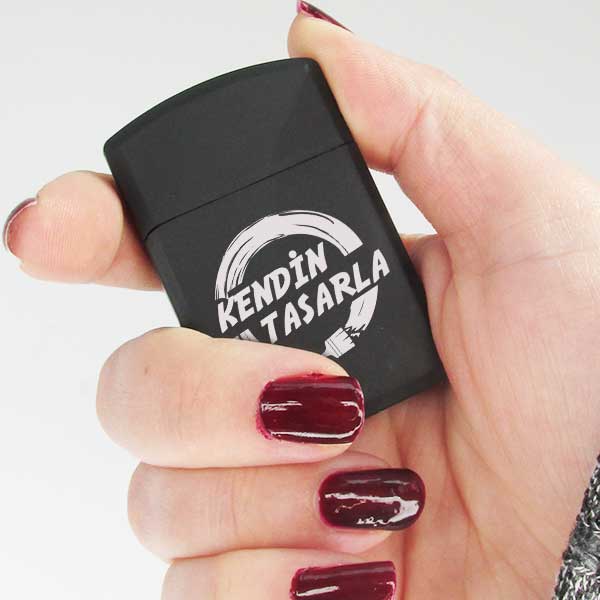 Kişiye Özel Slim Metal Çakmak