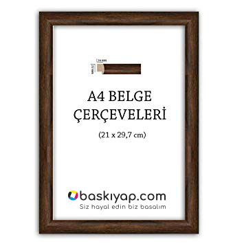 A4 Sertifika Çerçevesi 22 MM