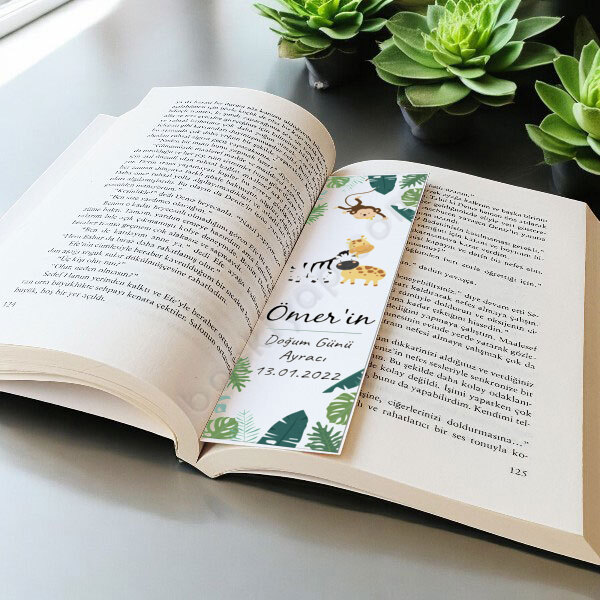 Kişiye Özel Baskılı Kitap Ayracı