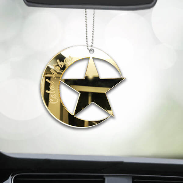 Ay Yıldız Dikiz Aynası Süsü görsel