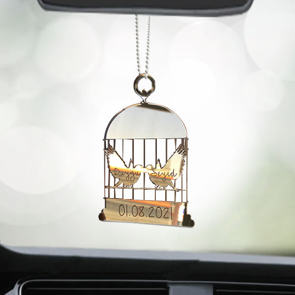 Kuş Kafesi Dikiz Aynası Süsü görsel