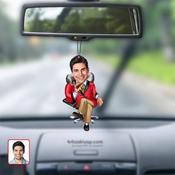 Puro İçen Adam Dikiz Ayna Süsü Model 1 görsel