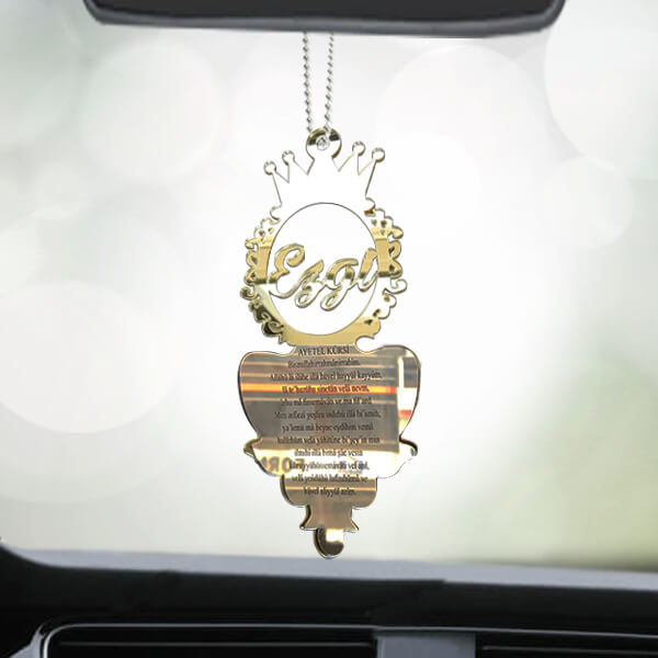 Taç Ayetel Kürsi Dikiz Aynası Süsü görsel