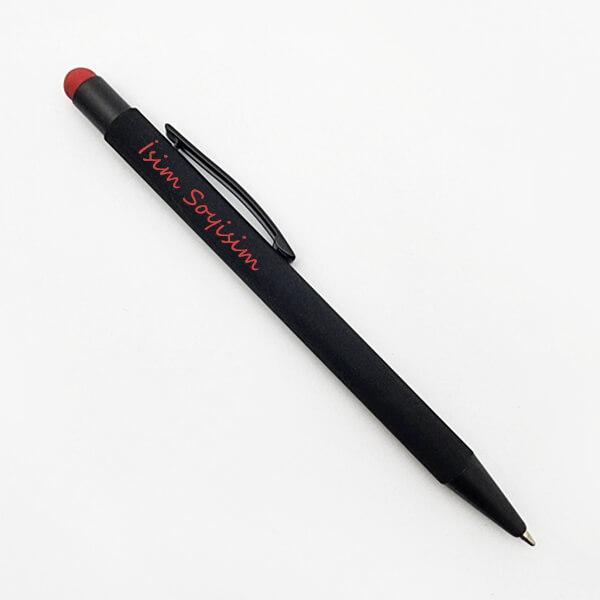 Dokunmatik Özellikli Kırmızı Metal Kalem