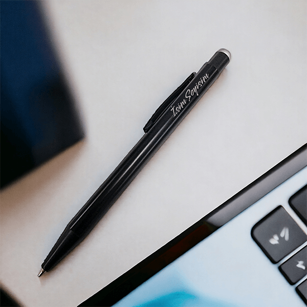 Kişiye Özel Gri Metal Dokunmatik Kalem