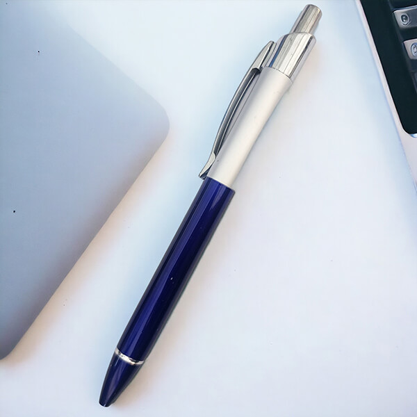 Kişiye Özel Gümüş Metal Lazer Kazıma Tükenmez Kalem