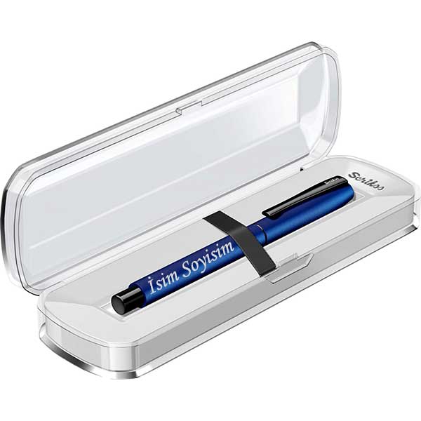 Kişiye Özel Hediye Sckriss Lacivert Kalem