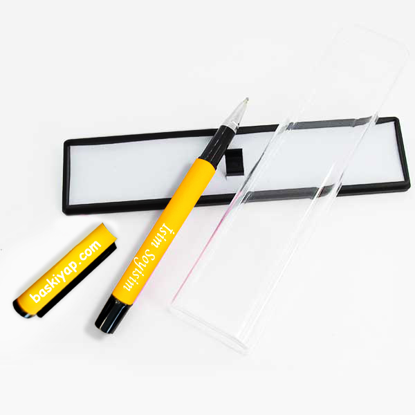 Kişiye Özel Sarı Silikon Kalem görsel