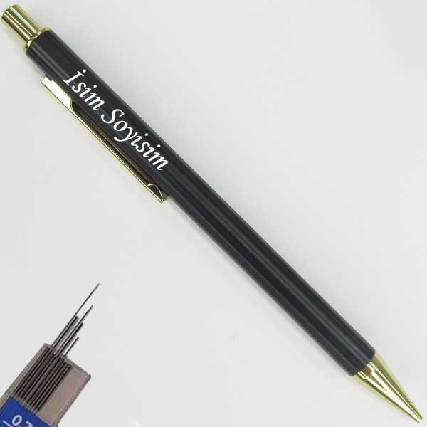 Mikro Versatil Siyah Metal Kalem | 0.5 Mm.