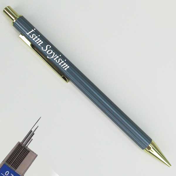 Mikro Versatil Mavi Metal Kalem | 0.5 Mm. görsel