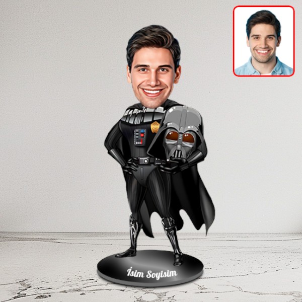 Kişiye Özel Kara Lord Karikatür Biblo