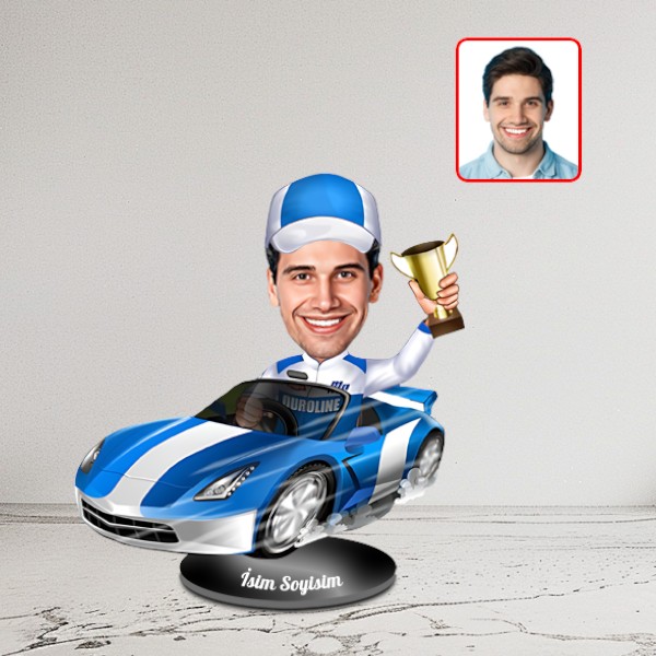 Kişiye Özel Rallici Karikatür Biblo görsel