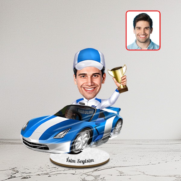 Kişiye Özel Rallici Karikatür Biblo görsel