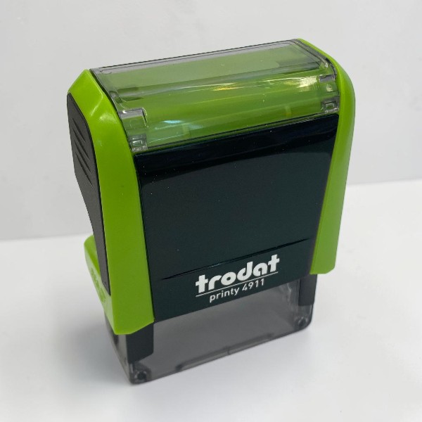 Trodat 4911 Küçük Boy Kaşe Yeşil Gövde Siyah Keçe görsel