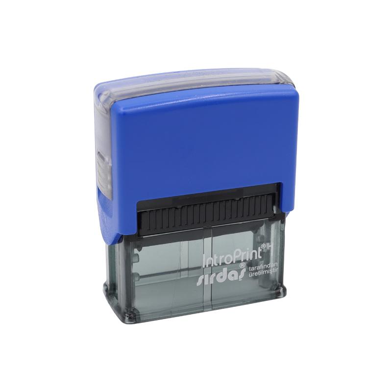 İntro Print 38*14 Mm Küçük Boy Mavi Kaşe görsel