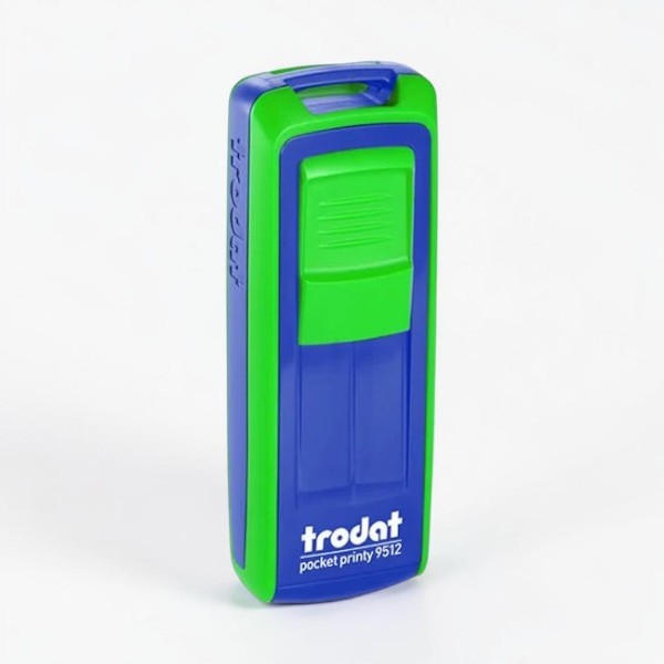 Trodat Pocket Cep Kaşe 9512 Mavi Yeşil görsel