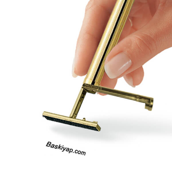 Goldring 302141 Kare Desenli Sarı Kalem Kaşe görsel