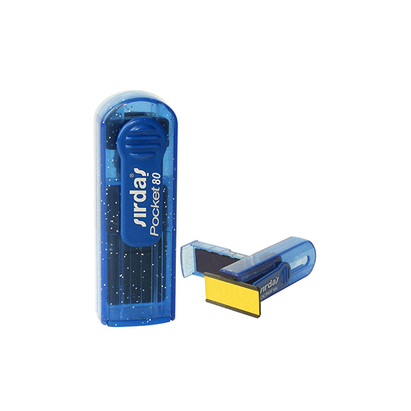 Sırdaş Pocket 80 Şeffaf Mavi Simli Gövde Cep Kaşesi - Görsel 1