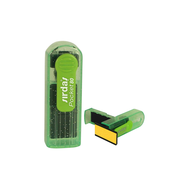 Sırdaş Pocket 80 Şeffaf Yeşil Simli Gövde Cep Kaşesi - Görsel 1