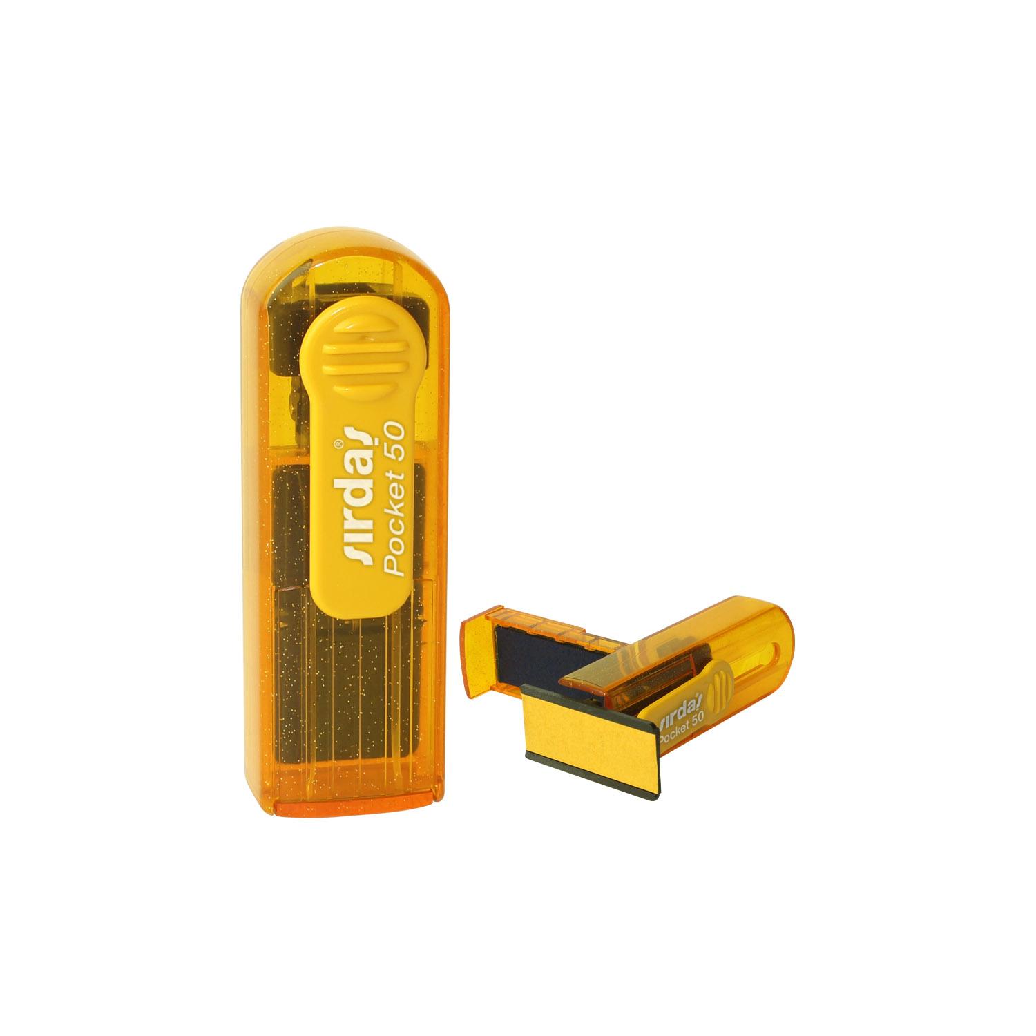 Sırdaş Pocket 50 Şeffaf Turuncu Simli Gövde Cep Kaşesi görsel